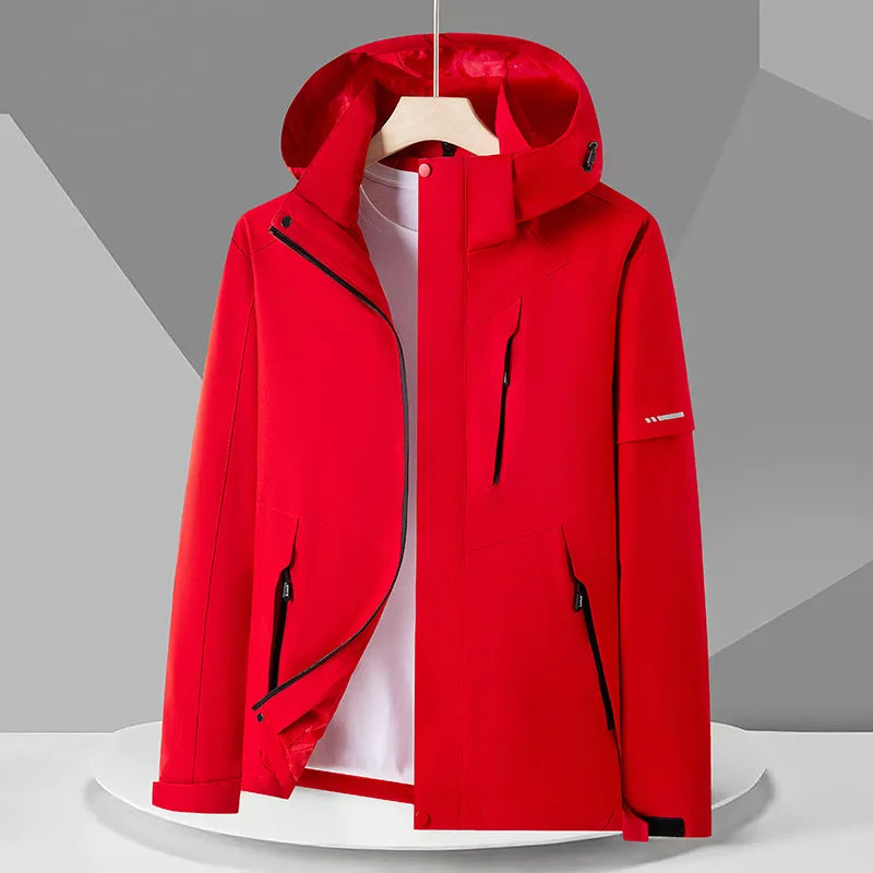 Giacca tecnica uomo impermeabile e antivento, ideale per trekking e città in inverno. Protezione totale.