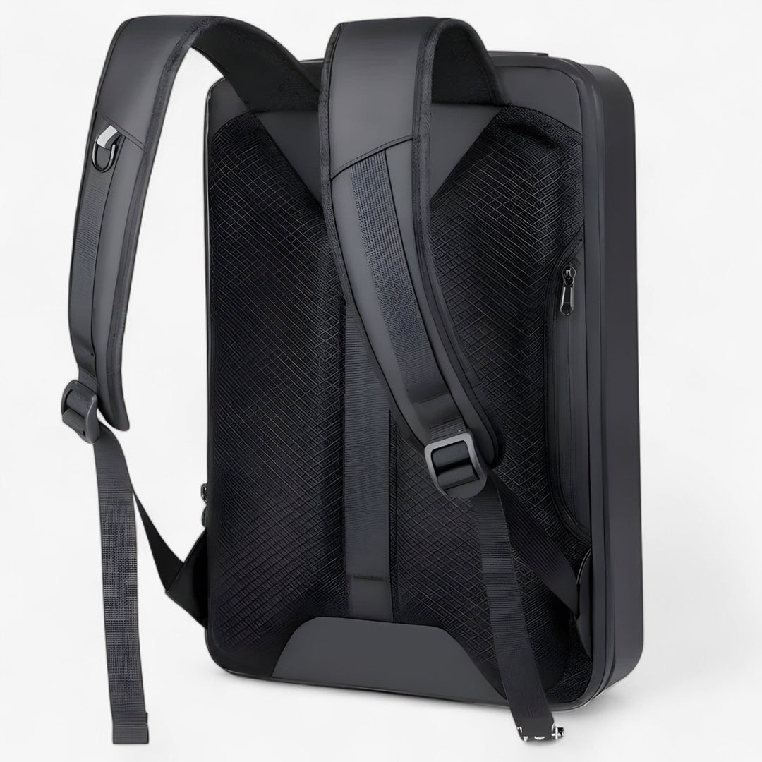 Zaino ufficio uomo ergonomico, guscio rigido, espandibile per laptop. Perfetto per professionisti e studenti.