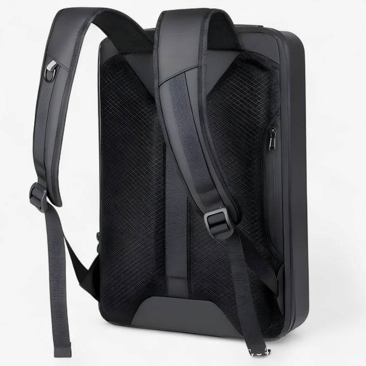Zaino ufficio uomo ergonomico, guscio rigido, espandibile per laptop. Perfetto per professionisti e studenti.