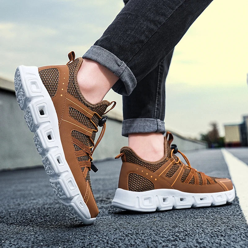 Scarpe da uomo per running con comfort eccezionale e chiusura rapida, ideali per l'allenamento.