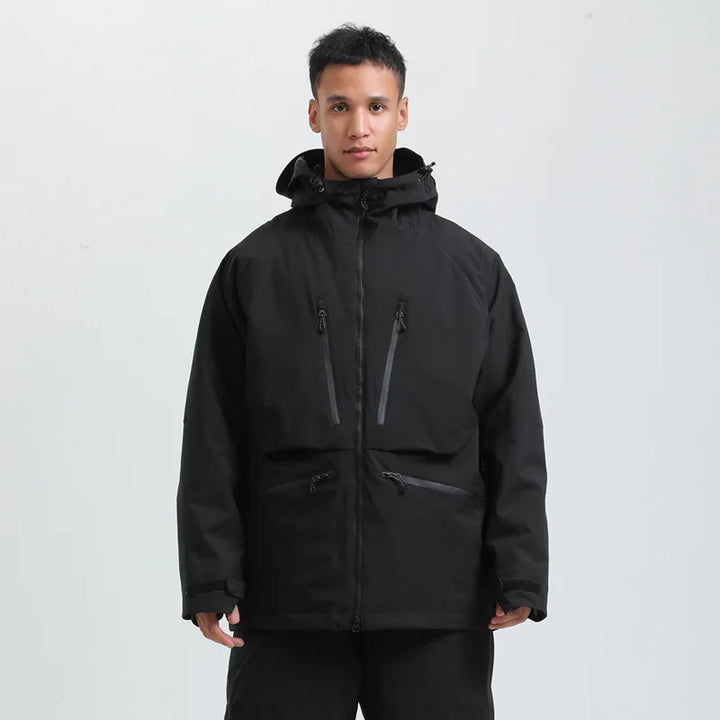 Giacca sci unisex traspirante, perfetta per la montagna e gli sport invernali.