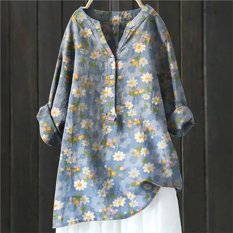 Blusa donna elegante e leggera, versatile per ufficio o look casual di primavera/estate.