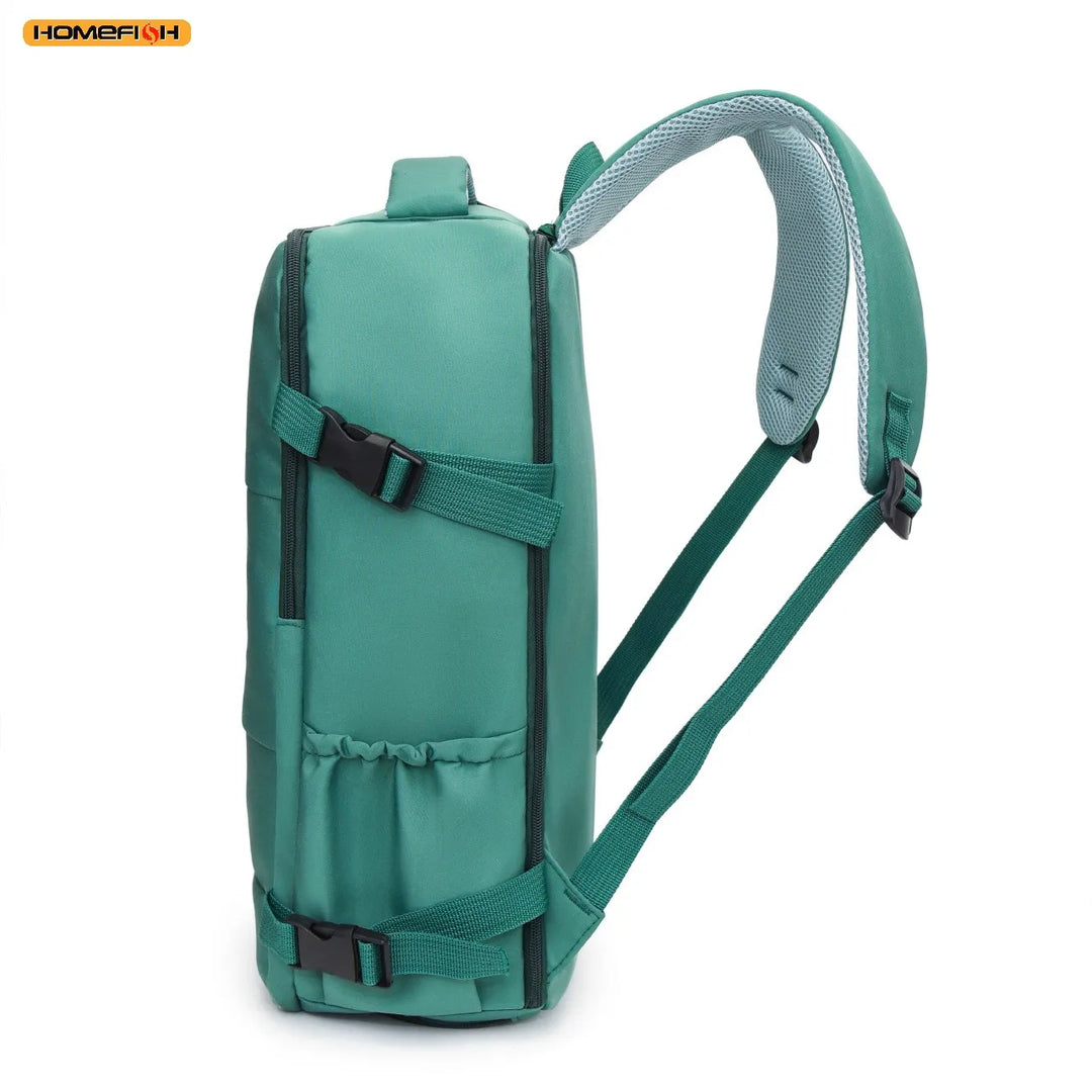 Zaino da viaggio leggero in nylon, spazioso per bagaglio a mano, ideale per escursioni e brevi gite.