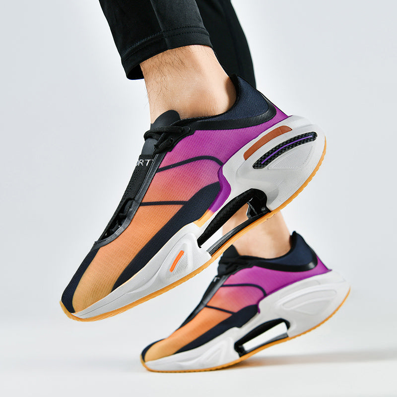 Scarpe da uomo per sport leggero, dotate di supporto arcoplantare e aderenza affidabile.