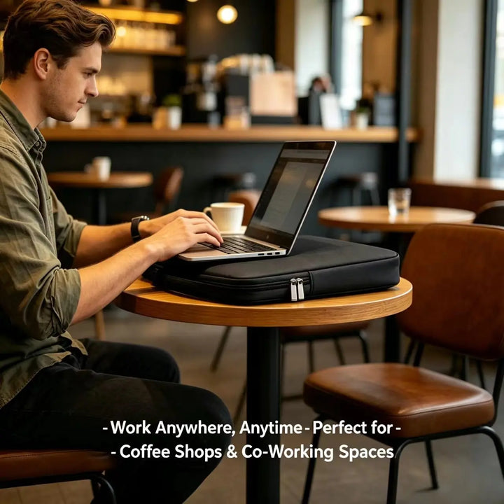 Custodia per laptop 13-15.6 pollici con imbottitura rinforzata. Ideale per il trasporto sicuro.