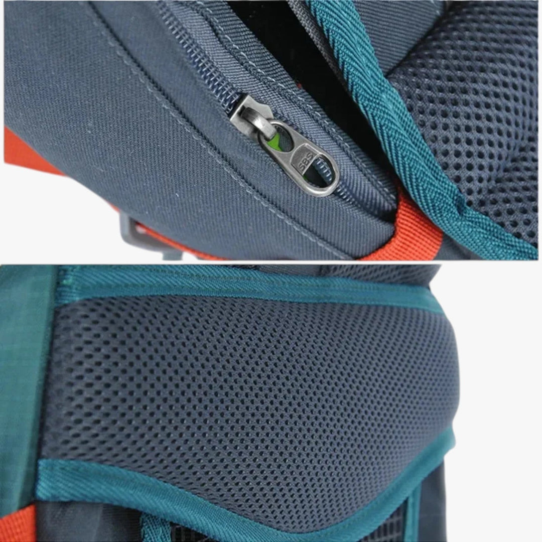 Robusto zaino da escursioni 30-40L, design versatile, ottimo per brevi trekking e viaggi avventura.