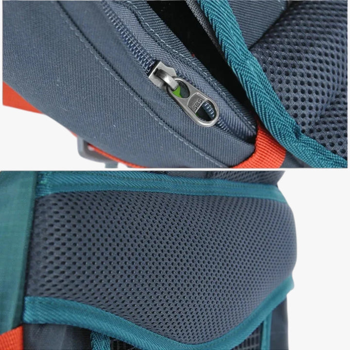 Robusto zaino da escursioni 30-40L, design versatile, ottimo per brevi trekking e viaggi avventura.
