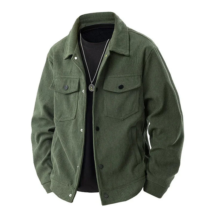 Outfit uomo con giacca casual grigia, ideale per il comfort e l'eleganza quotidiana.