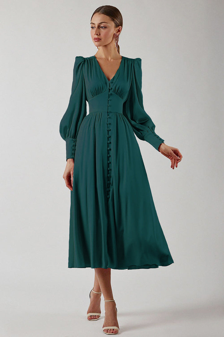 Vestito da sera chic e lussuoso, abito donna elegante per eventi formali, design sofisticato.