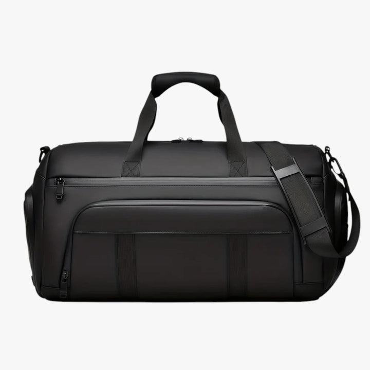Borsone sportivo unisex in tessuto con tracolla, ideale per palestra e viaggi.