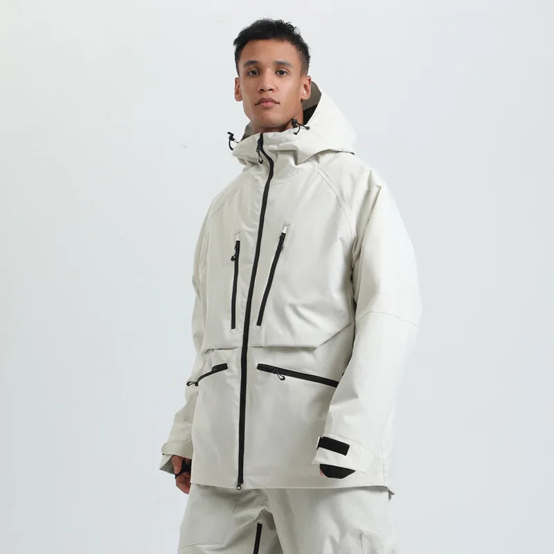 Giacca unisex ad alte prestazioni per sci e snowboard, resistente all'acqua e al vento.