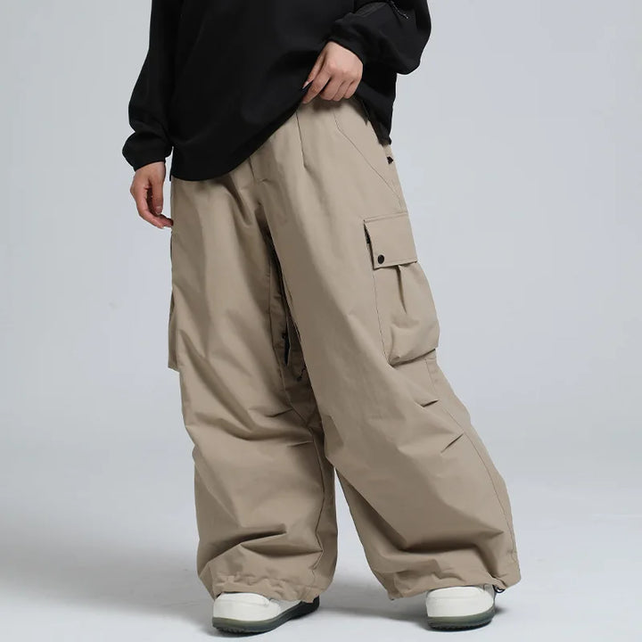 Pantaloni larghi da sci uomo per snowboard. Massima libertà di movimento, impermeabili e resistenti.