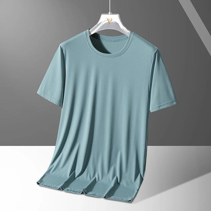 T-shirt uomo quick-dry traspirante con girocollo per massimo comfort. Ideale per attività sportive e tempo libero.
