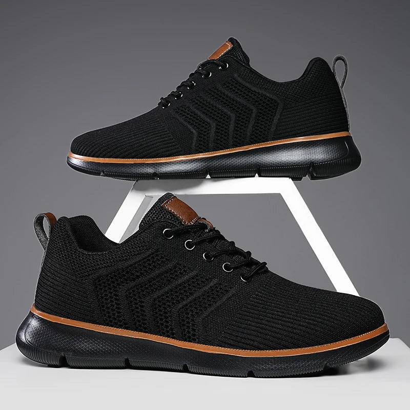 Dettaglio laterale delle sneakers uomo flessibili, ideali per comfort e libertà di movimento.
