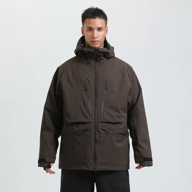 Giacca snowboard unisex per avventure outdoor, montagna e sport invernali.