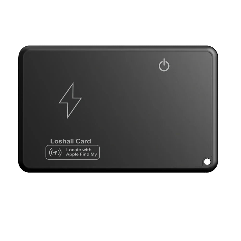 Carta localizzatore smart sottile per portafoglio, compatibile Rete Dov'è Apple. Tracciamento GPS e sicurezza.