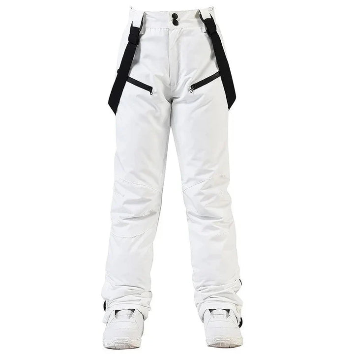 Pantaloni sci unisex impermeabili e antivento, ideali per sport invernali su neve. [[lstfy-media:1]]