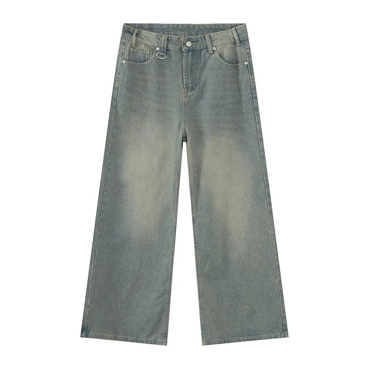 Jeans baggy vintage uomo, perfetti per la moda maschile Y2K, stile streetwear distintivo e comfort.