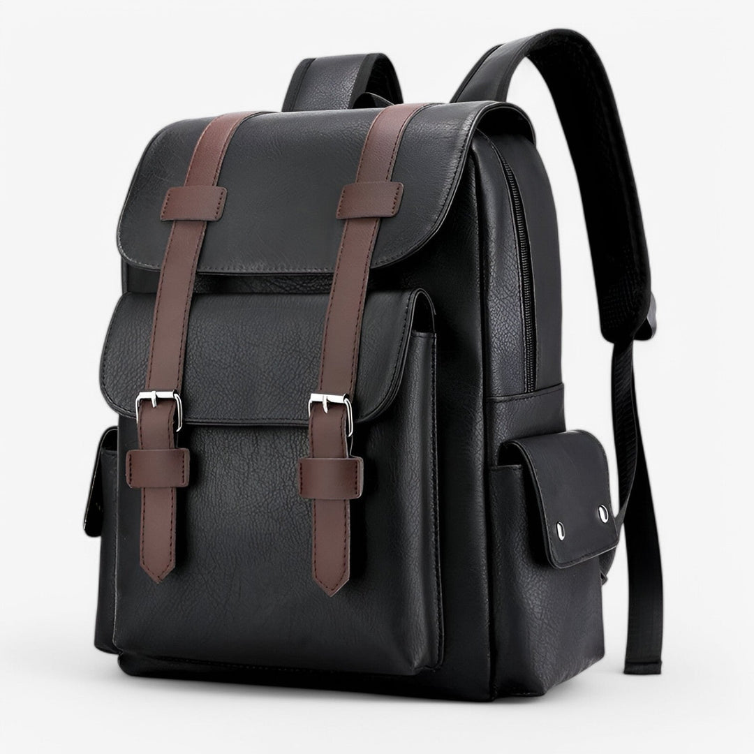 Resistente zaino unisex versatile, con doppia fibbia per uso quotidiano.