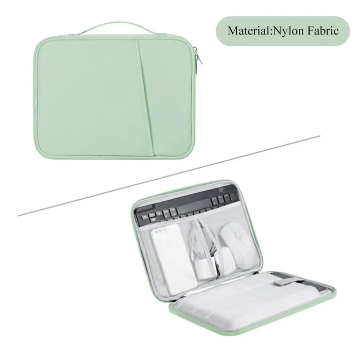 Resistente custodia tablet 11-13" in nylon, con pratico organizer per ogni esigenza.