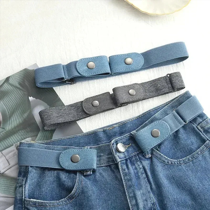 Cintura invisibile elastica unisex senza fibbia, perfetta sotto qualsiasi abito, look pulito.