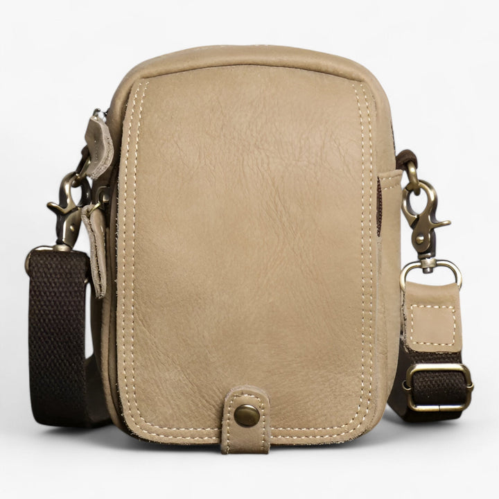 Accessorio moda: borsa a tracolla verticale unisex con scomparto cerniera, stile quotidiano e funzionale per adulti.