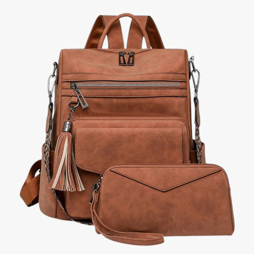 Zaino donna versatile, colorato e multiscomparto, perfetto accessorio per ogni occasione.