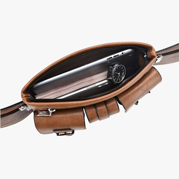 Accessorio marsupio uomo pratico e di tendenza, perfetto per avere tutto a portata di mano con stile.
