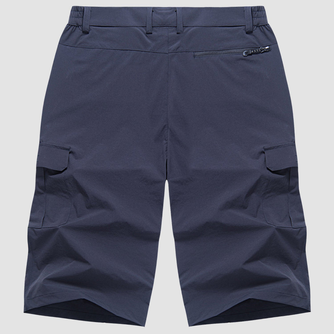 Pantaloncini cargo uomo con pratiche tasche, leggeri e ad asciugatura rapida per l'estate.