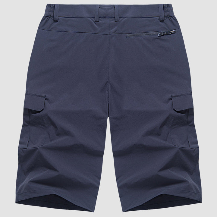 Pantaloncini cargo uomo con pratiche tasche, leggeri e ad asciugatura rapida per l'estate.