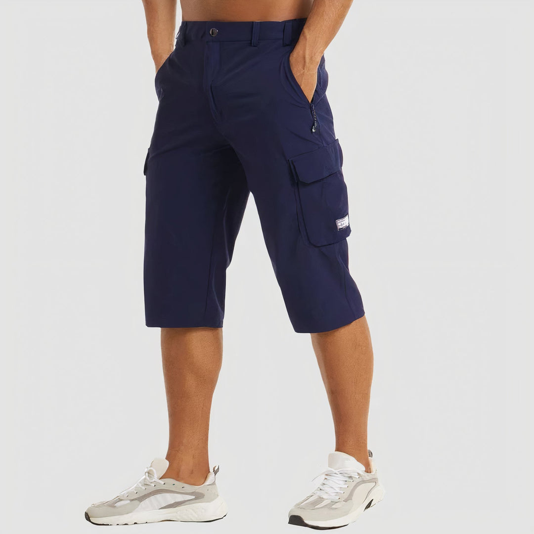 Short cargo uomo ad asciugatura rapida, ideali per l'estate e il tempo libero.