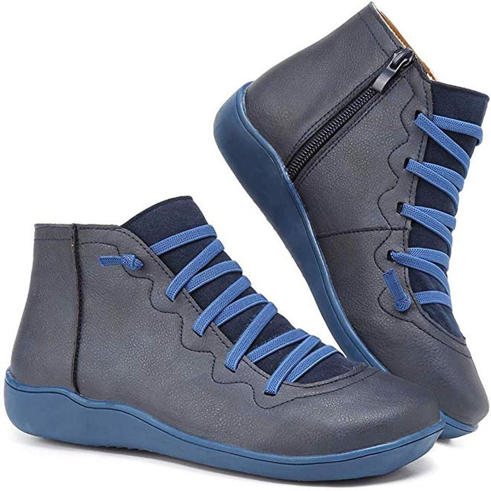 Scarpe donna: stivaletti moda con lacci e zip, adatti a look casual o più eleganti, massimo comfort.