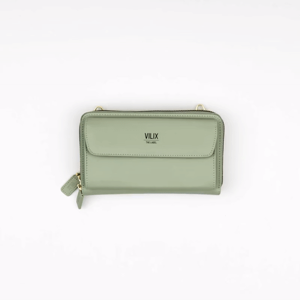 Borsa portacellulare compatta donna, ideale per avere telefono e essenziali sempre a portata di mano.