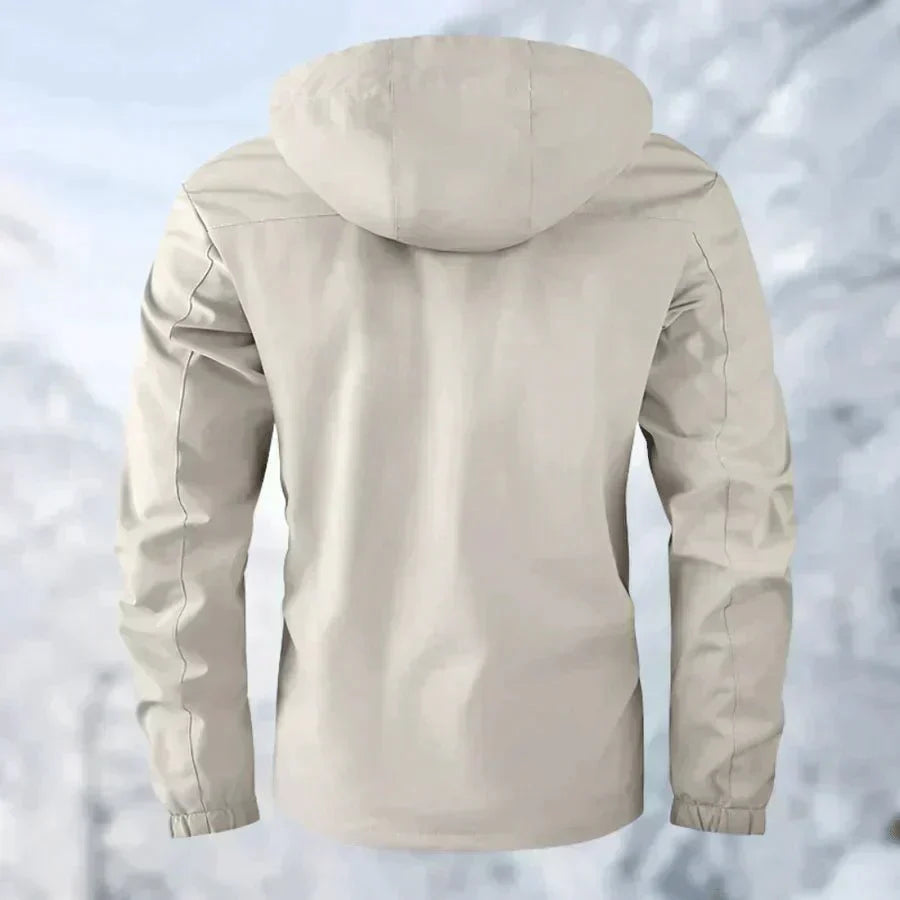 Giacca leggera uomo versatile, impermeabile e antivento, ideale per viaggio, sportivo e casual.