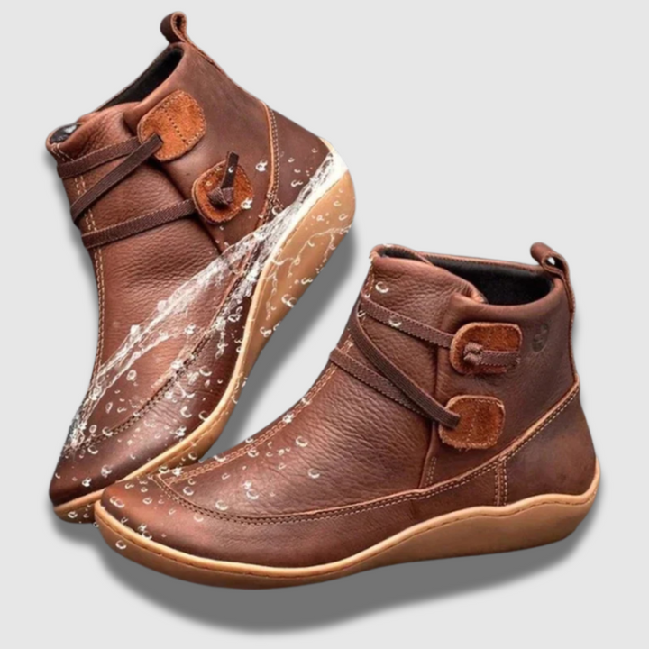 Stivaletti donna antiscivolo di tendenza, perfetti per la moda autunno/inverno, combinano stile ed eleganza quotidiana.