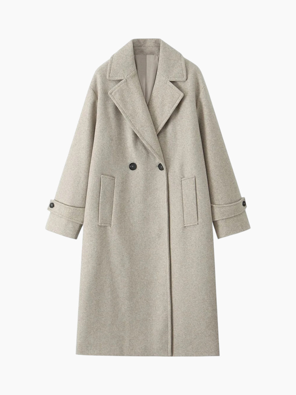Trench donna classico, doppiopetto, un capospalla elegante e urbano per la moda femminile di mezza stagione.