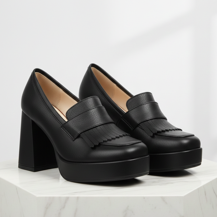 Tacco largo e plateau: mocassini donna eleganti e slip-on per massimo comfort e un tocco di moda.