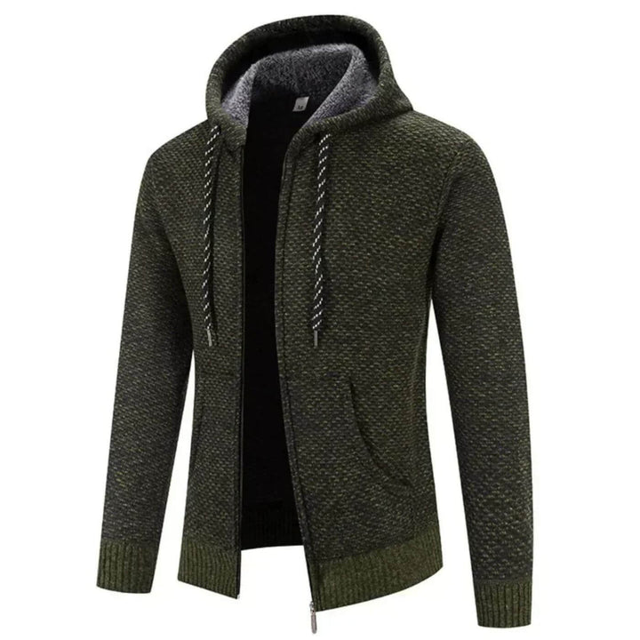Felpa con cappuccio da uomo calda e comoda, stile casual, perfetta per l'inverno e il comfort quotidiano.