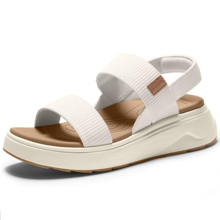 Sandali platform bianchi donna, calzature eleganti per l'estate. Offrono stile chic e comfort ottimale ogni giorno.