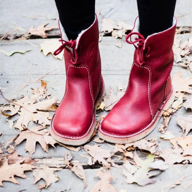 Stivali donna marroni, impermeabili e caldi, perfetti per affrontare neve e freddo con stile.