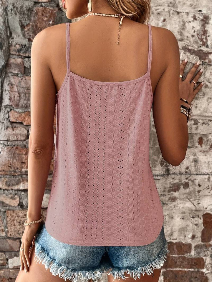 Top donna versatile con dettagli raffinati, perfetto per la moda estiva e ogni occasione.