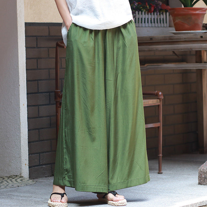 Pantaloni donna comodi con taglio ampio, ideali per massimo comfort e libertà.