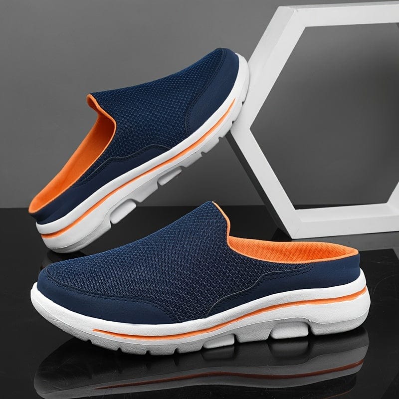Mocassini slip-on uomo in pelle marrone, ideali per comfort casual e stile primaverile.