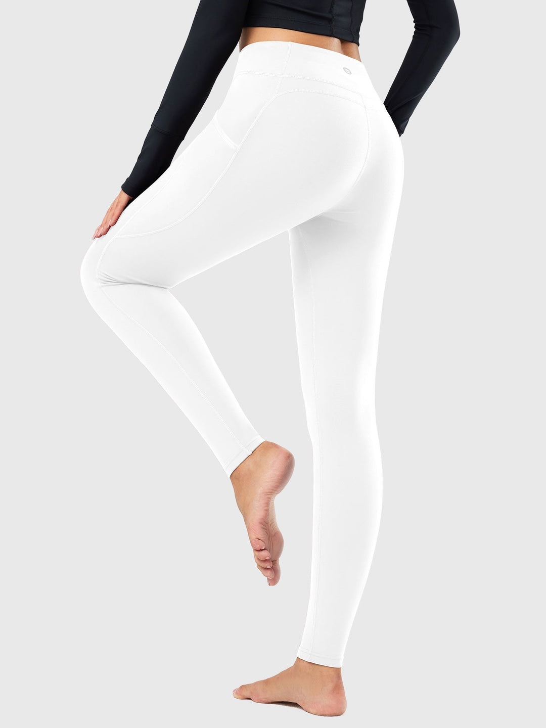 Leggings sportivi termici donna, ideali per escursionismo, corsa e outdoor.