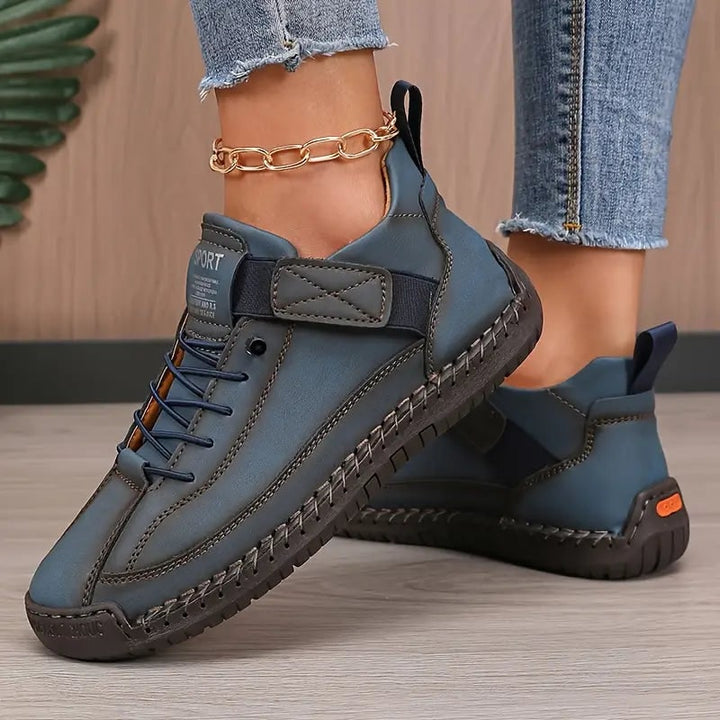 Tessuto traspirante e suola ammortizzata delle sneakers uomo slip-on, per massimo comfort e supporto plantare.