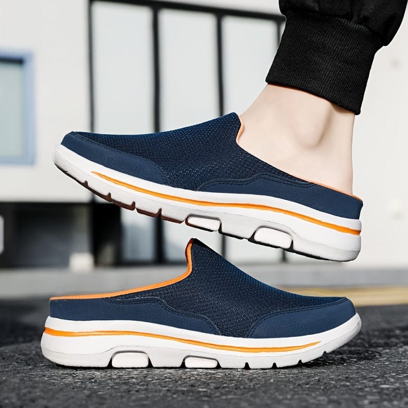 Scarpe uomo eleganti: mocassini slip-on in pelle marrone chiaro, stile e comfort estivo.