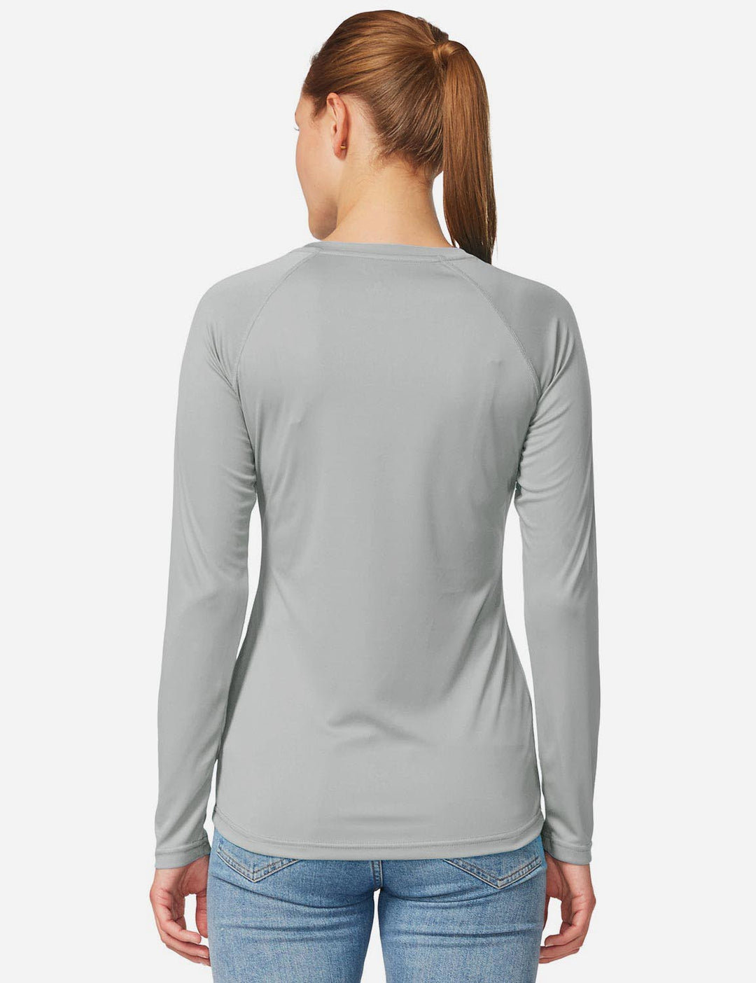 T-shirt sportiva donna UV, leggera e ad asciugatura rapida. Perfetta per corsa e attività all'aperto.