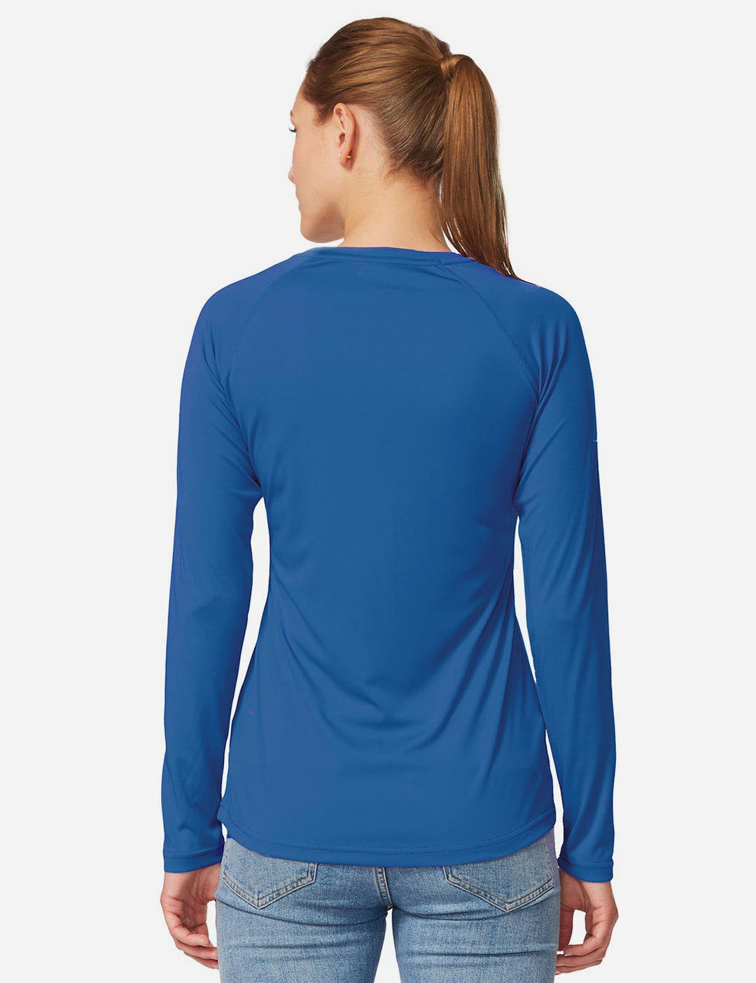 Top donna anti-UV, ideale per escursioni. Protezione solare e comfort per le tue avventure.