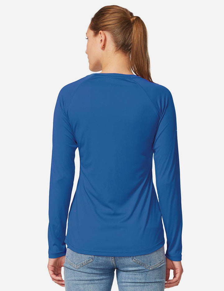 Top donna anti-UV, ideale per escursioni. Protezione solare e comfort per le tue avventure.