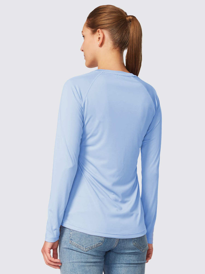 Maglia donna da corsa anti-UV, traspirante e leggera. Massima protezione e asciugatura rapida.